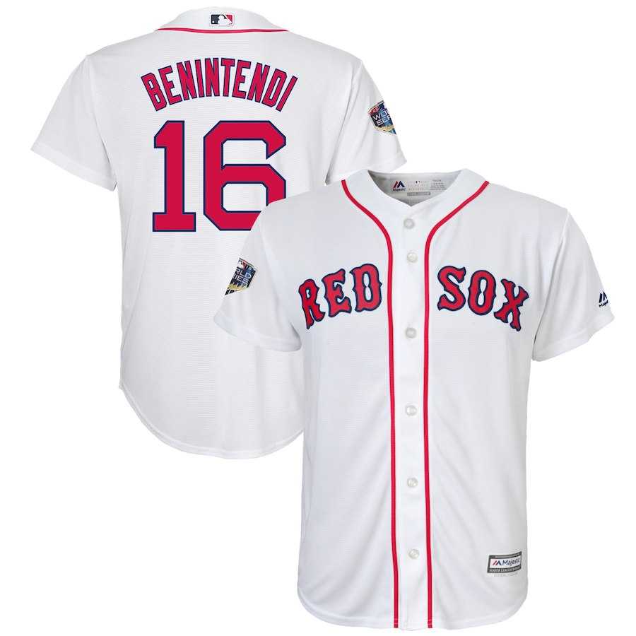 Youth Red Sox 16 Andrew Benintendi White 2018 World Series Cool Base Player Jersey Dzhi,We sell and wholesale Youth Red Sox 16 Andrew Benintendi White 2018 World Series Cool Base Player Jersey Dzhi on line form chian!
